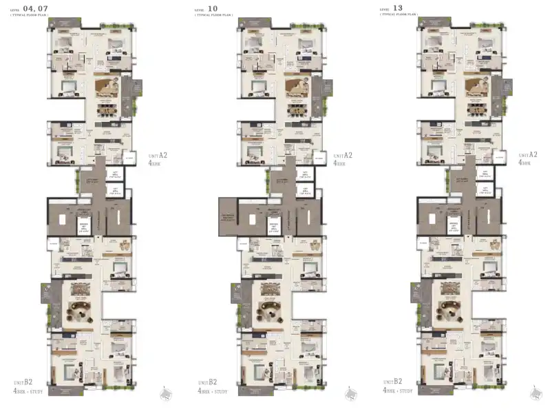 4.5 BHK Unit